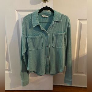 Women’s Hippie Rose size small button up.